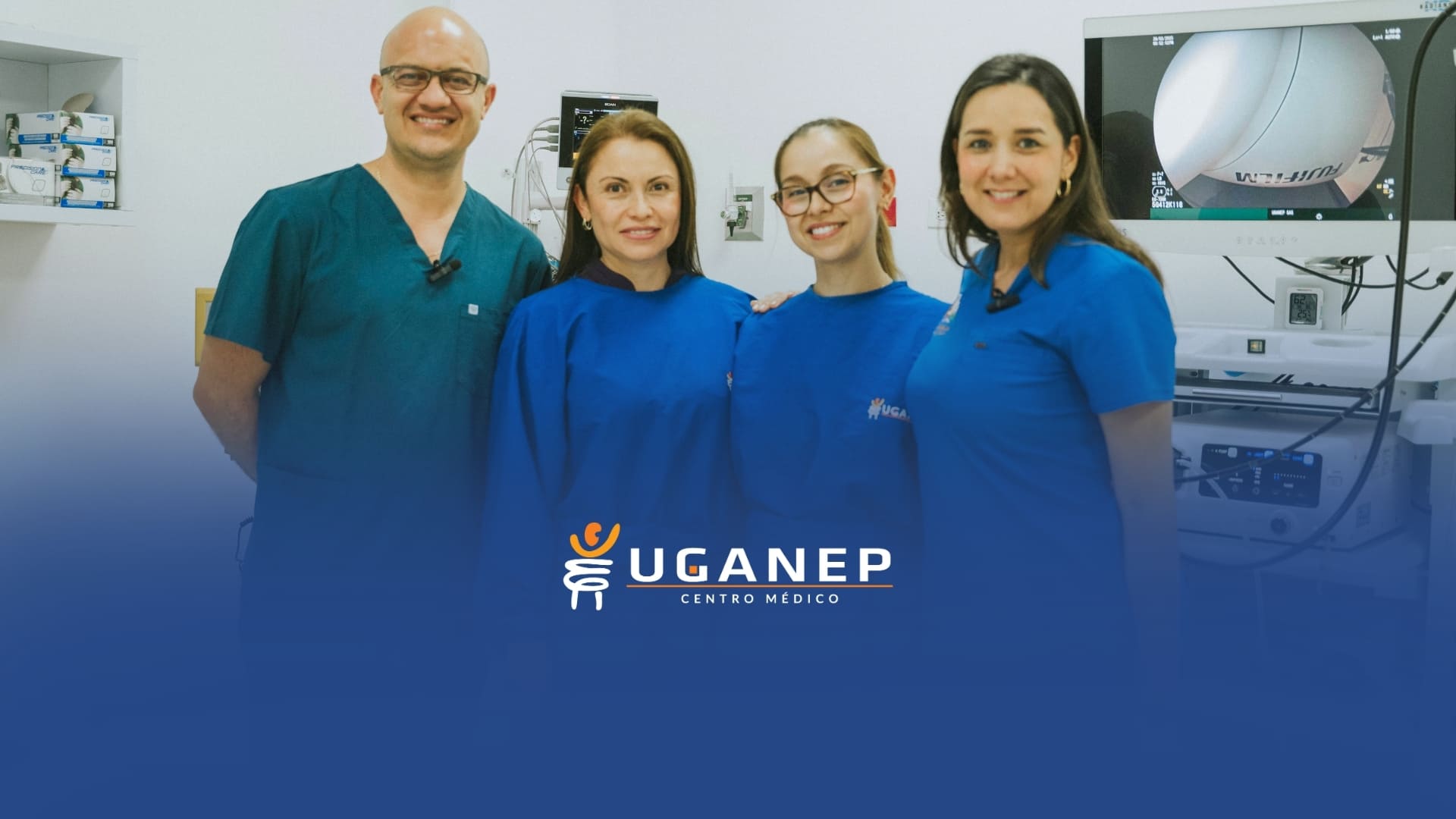 Equipo médico de especialistas en gastroenterología de UGANEP en Bucaramanga